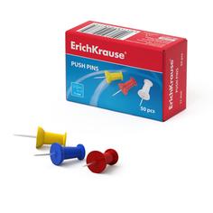 Кнопки силовые ErichKrause цветные (всего 24 шт. коробка 50 шт.) (24877)