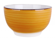 Набор салатников 6 шт. Браш HMN210902BOWL 14см 630мл оранжевый Коралл