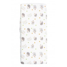 Простынь на резинке SweetDreames 120х60 см Ежики Forest Kids