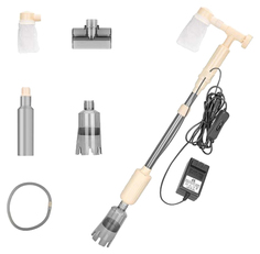 Аквариумный пылесос на аккумуляторе ALEAS с сетевой зарядкой, 58-95 см