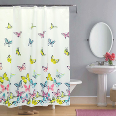 Штора для ванной Мaripo 180x200 см полиэстер разноцветная Mariposa