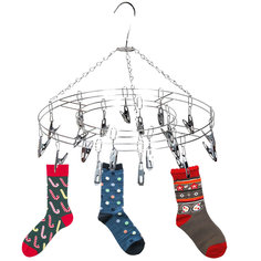 Сушилка для белья подвесная из нержавеющей стали Maxim, 20 прищепок Home Comfort