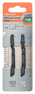 Пилки для лобзика STURM T119B (2шт) 5250607 (STURM) Sturm!