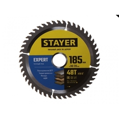 Диск Stayer Expert 185x30/20mm пильный по дереву 3682-185-30-48_z01