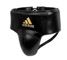Защита паха мужская AdiStar Pro Groin Guard черно-золотая (размер S) Adidas