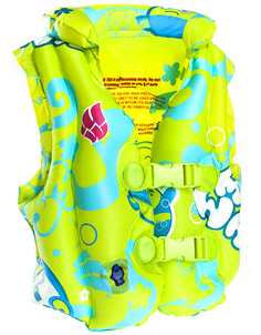 Жилет надувной Mad Wave Swimvest Mad Bubbles, желтый, M075602007W