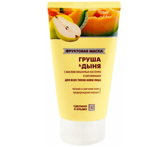 Фруктовая маска ГРУША&ДЫНЯ для всех типов кожи Царство Ароматов