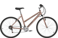 Велосипед Stark Luna 26.1 V 2022 16" песочный/серый