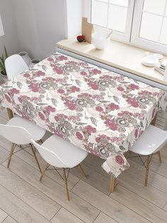 Скатерть прямоугольная JoyArty "Фото на природе" из сатена, 120x145 см