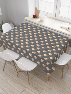 Скатерть прямоугольная JoyArty "Маленький костёр" из сатена, 120x145 см