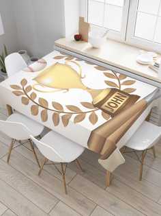 Скатерть прямоугольная JoyArty "Кубок по бейсболу" из сатена, 120x145 см