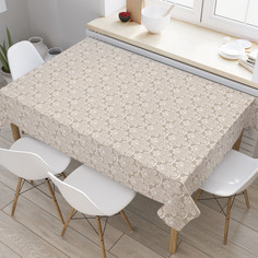 Скатерть прямоугольная JoyArty "Королевский Дамаск" из сатена, 120x145 см