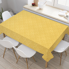 Скатерть прямоугольная JoyArty "Барокко в ажуре" из сатена, 120x145 см