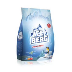 Стиральный порошок Iceberg UNIVERSAL, универсальный, 3 кг