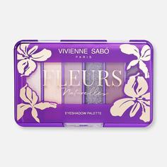 Палетка теней для век Vivienne Sabo Fleurs naturelles, тон 03 IRIS