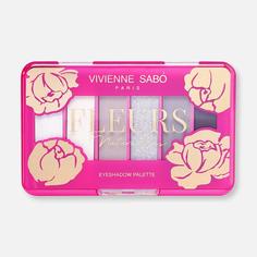 Палетка теней для век Vivienne Sabo Fleurs naturelles, тон 04 PIVOINE