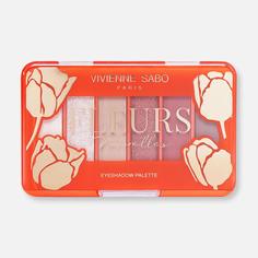 Палетка теней для век Vivienne Sabo Fleurs naturelles, тон 02 TULIPE