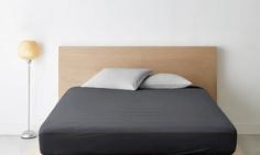 Простыня обычная "Ночь Нежна" поплин гл/кр, Графит