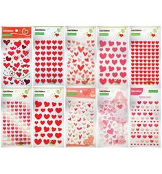 Наклейки Hobby Time Нежные сердечки, в ассорт. Альт