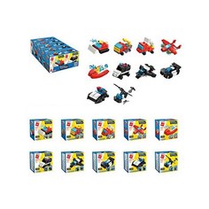 Конструктор Транспорт арт, 2107 в ассортименте, 1 шт. Импортные товары