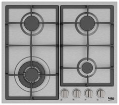 Встраиваемая варочная панель газовая Beko HIYG 64225 SXO Silver