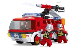 Конструктор Пожарная бригада - Пожарная машина, 192дет., арт. 21503 Импортные товары