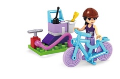 Конструктор Девчонки «Велосипедный сервис», 24 детали Ausini