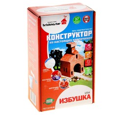 Конструктор керамический для детского творчества «Изба», 37 деталей Brickmaster