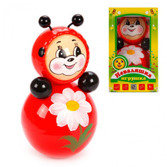 Игрушка-неваляшка Неваляшки-Котовск, Божья коровка,16,5 см (15035)