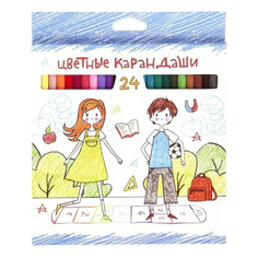 Карандаши Hatber Eco цветные 24 шт