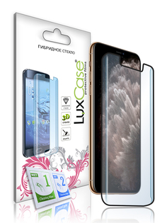 Защитная пленка LuxCase для iPhone 11 Pro Max, XS Max Черная Рамка, 84124