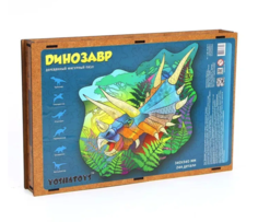 Пазл деревянный «Динозавр» 244 детали Yoshatoys