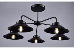 Светильник "Пирамида" РС21097 BK/5C РОССвет