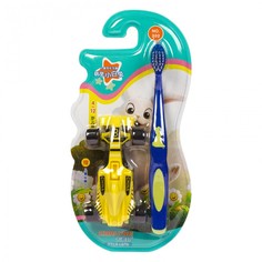 Детская зубная щетка Corlyse kids Gun NO.302 с игрушкой