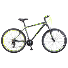 Велосипед Stels Navigator-700 V 27.5 F020 2022 19" серый/желтый