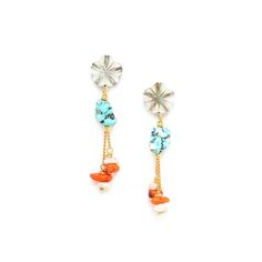 Серьги из бижутерного сплава с перламутром Nature Bijoux NB22.1-12-77275