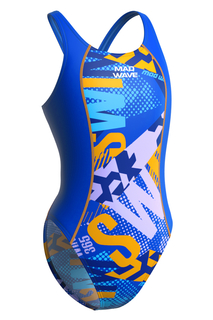 Юниорский купальник спортивный антихлор Salut Junior PBT A4 Mad Wave