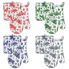 Прихватка с рукавицей Скандинавский Бык набор из 2 предметов Мультидом Трейдинг ООО