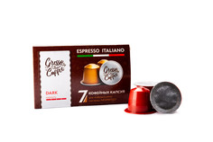 Кофе в капсулах Gresso Coffee Dark для кофемашины Nespresso (Неспрессо), 7 шт.