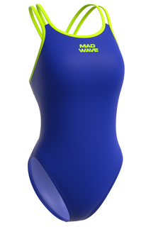 Юниорский купальник спортивный антихлор Crossback Junior PBT Mad Wave