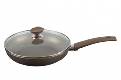 Сковорода KALITVA Престиж, диаметр 26 см со стеклянной крышкой