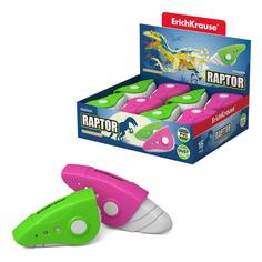 Ластик в пластиковом футляре ErichKrause Raptor (всего 16 шт. в коробке по 16 шт.) (48173)