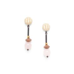 Серьги из бижутерного сплава с говлитом Nature Bijoux NB22.1-12-77205