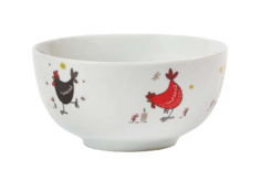 Салатник 14см 600 мл Курочки КерамСтрой