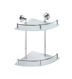 Sapho Полка Sapho X-Round XR604 двойная угловая хром No Brand