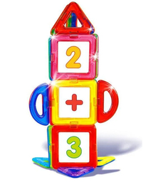 Магнитный конструктор Magical Magnet, 54 детали, детали матовые Unicon