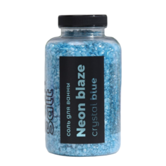 Соль для ванны Fabrik Cosmetology Neon Blaze Crystal blue 500 г