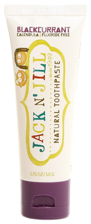 Детская гелевая зубная паста Jack N Jill 6м+ черная смородина 50 гр