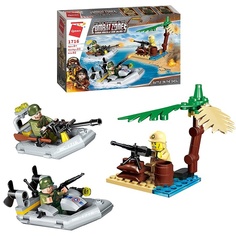 Конструктор Qman Битва на мелководье, 92 детали