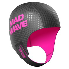 Гидрошлем Mad Wave для триатлона Neo Cap розовый S/M INT